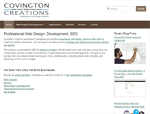 Tablet Screenshot of covingtoncreations.com
